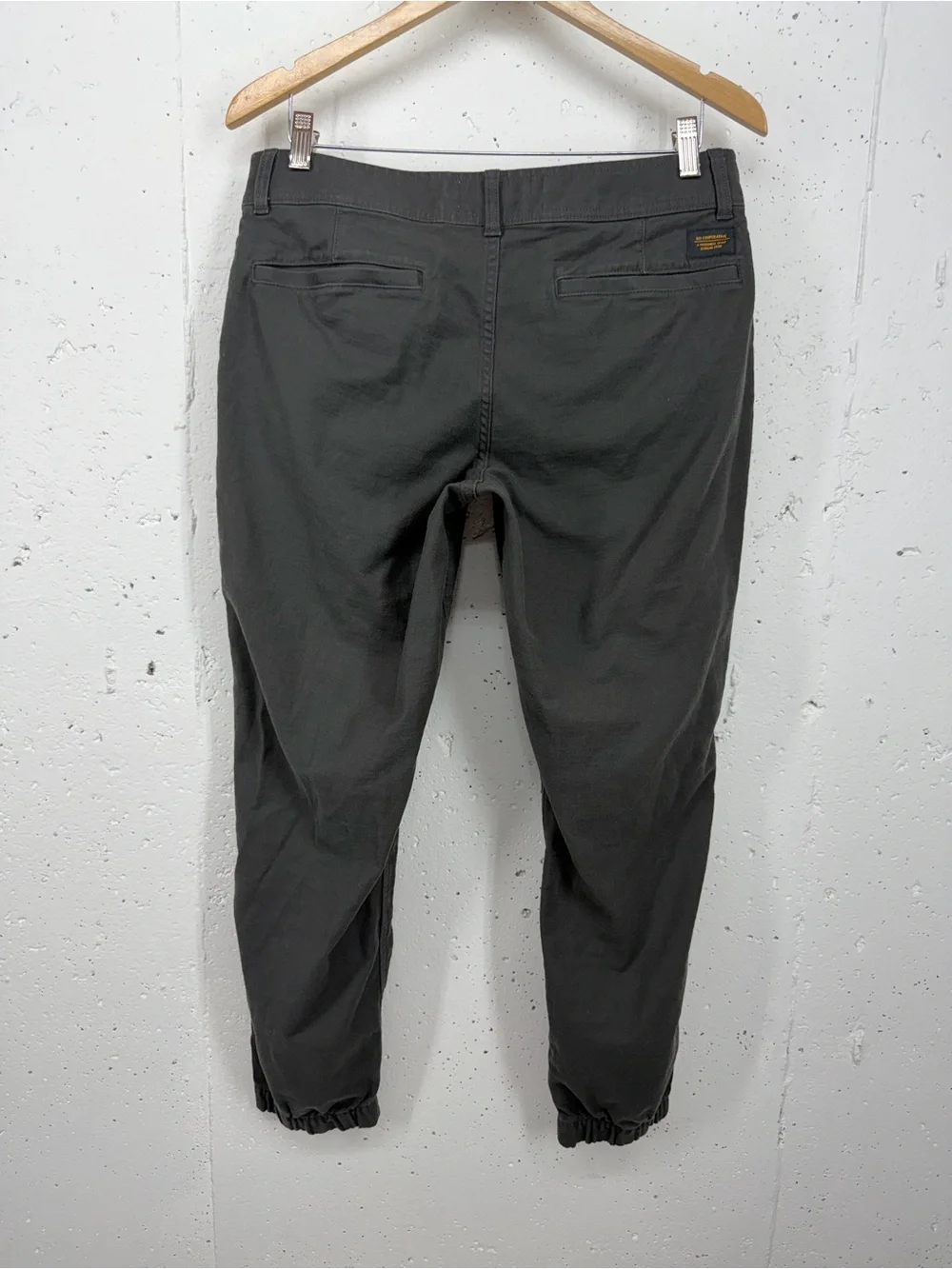 REI Co-op Men’s 34 x 27 Trailsmith Gray Canvas Utility Joggers Pants